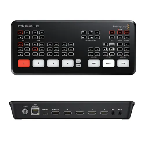 Blackmagic ATEM Mini Pro ISO - Video, Live Stream Equipment Rental