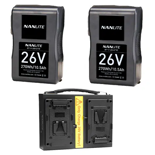 Nanlite 26v Battery Kit